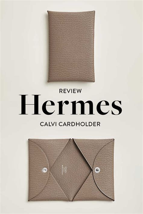 hermes calvi pouch review|hermes calvi wallet review.